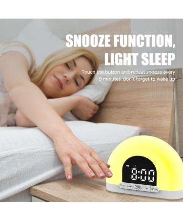 Buy Hovceh 2-in-1 Daylight Alarm Clock & Smart Wake-Up Light - Sunrise Alarm for Better Sleep | International Shipping Available - Buy Online on GoSupps.com