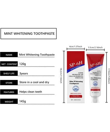 Mint Toothpaste - Cleans Teeth Effectively Reduces Stain Deposits Maintains Smooth Shiny Teeth(4pcs) 1 Count (Pack of 1) - Buy Online on GoSupps.com