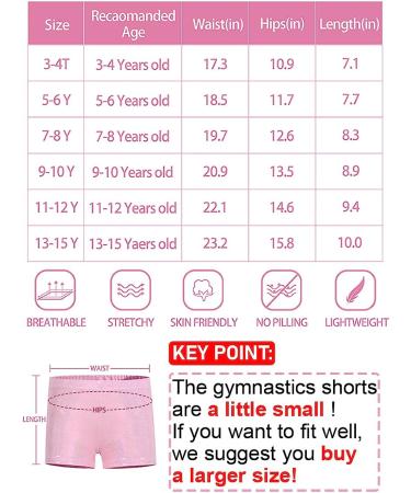 LMCOB Girls Gymnastics Shorts Black/Silver Glitter | Size 7-8 Years - Buy Online on GoSupps.com