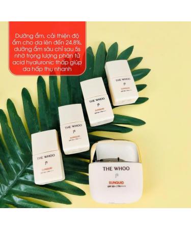 123 UBuy Shop_THE WHOO SUNQUID UV Protective Lotion SPF 50+/PA++++ Special Set 50ml+ Travel Kit 4ea x 13ml. Cooling-Anti-Aging-Moisturizing formula. Made in Korea - Buy Online on GoSupps.com