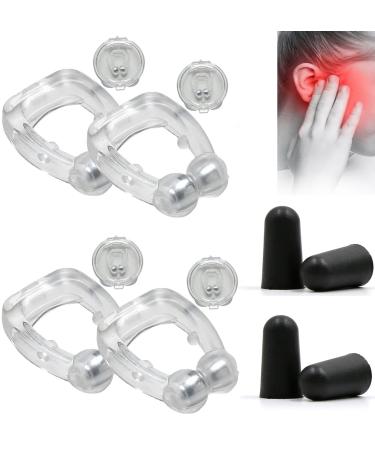 Acupeace Tinnitus Relief Device Auricalm Tinnitus Relief Device Tinnitus Relief for Ringing Ears Tinnitus Ear Cuff Set Stop Ear Ringing (2Pairs)