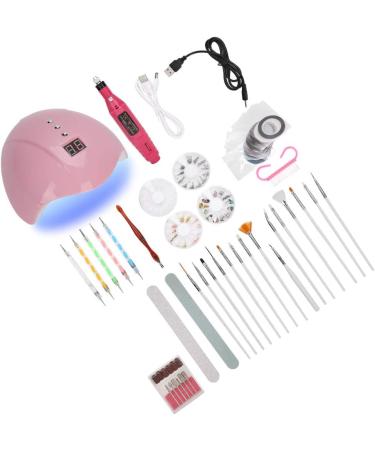 UV LED Nail Art Kit with Pen-type Electric Sander USB Power 36W Manicure Light Rhinestones Nail Drills Polishers for DIY Manicure - Buy Online on GoSupps.com