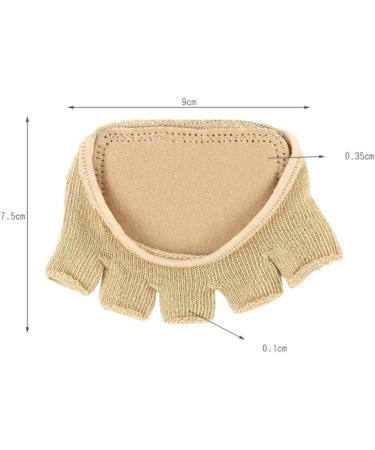 Non-Slip Forefoot Pads & Toe Separating Socks for Women - Comfortable Five Toe Heelless Design - International Shipping Available - Buy Online on GoSupps.com