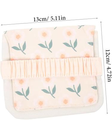 SESESFOUFU Tampon Bag - Stylish Lipstick & Travel Organizer | Small Cotton Pocket for Menstrual Accessories & Hygiene | Perfect for Students - Buy Online on GoSupps.com