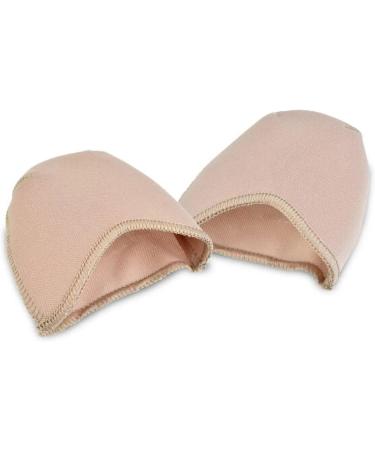 Fresco Breathable Gel Lined Foot Covers - Comfortable Half Sleeve Forefoot Toe Cushions for Pain Relief - Large Size Ballet Socks - Buy Online on GoSupps.com