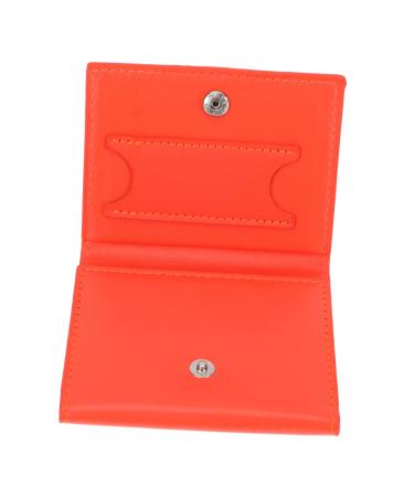 FRCOLOR 1Pc Grinding diamond storage bag nail drill bits holder nail drill bits organizer nail drill bit pouch bit holder nail accessories Nail Salon Supply High capacity storage rack Skin 23.5x9.5cm Orange