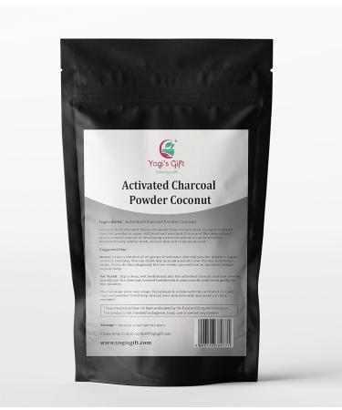 Activated Charcoal Powder Food Grade 1 LB | Grounded Activated Charcoal Powder for Drinks Smoothies Teeth Skin & Soap Making | 100% Natural Detoxifier | Coconut Shells Based | Yogi's Gift  - Buy Online on GoSupps.com