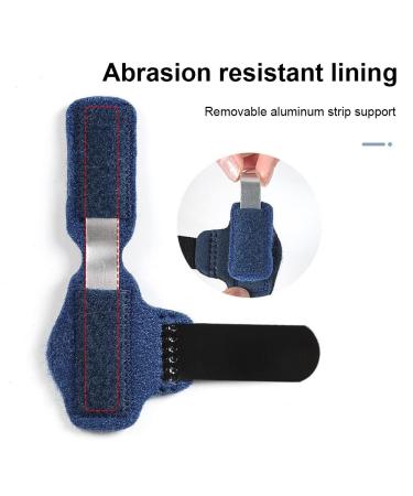 MiOYOOW Toe Splint - Wear Resistant Straightener for Crooked, Hammer, Bent, Claw, and Overlapping Toes - Blue Left (One Size) - Buy Online on GoSupps.com