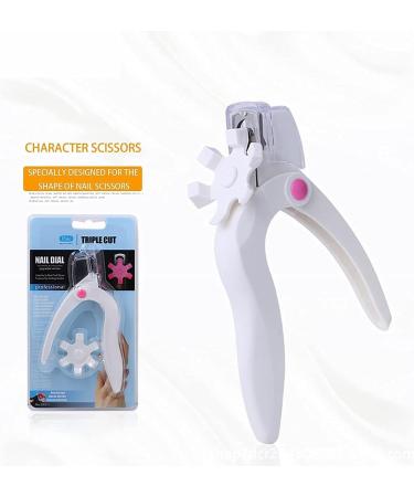 Acrylic Nail Clipper Adjustable Stainless Steel Nail Tip Cutter Artificial Fake Nail Trimmer for False Nail Art Manicure Project- White False Nail Cutter Acrylic Nail Clipper Acrylic Nail Cutter - Buy Online on GoSupps.com