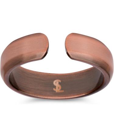 Smarter Lifestyle Copper Magnetic Therapy Ring - Pain Relief for Arthritis & Carpal Tunnel Syndrome (2-Pack) - Size 10 - Buy Online on GoSupps.com