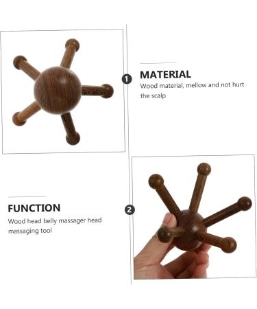Ultechnovo 4-Piece Wooden Massage Set | Hand Massagers Scalp Massager & Hairbrush | International Shipping Available - Buy Online on GoSupps.com
