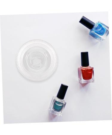 FOMIYES Tools Glass Nail Dish Bowl Manicure Nail Dish Dappen Dish Nail Art Dish Cup Manicure Nail Cup Glass Nail Dish Cups Glass Nail Art Dish Nail Cups Vertical Stripes Plate Cup - Buy Online on GoSupps.com