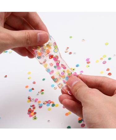 KIMOBER 6000PCS Multicolor Polymer Fruit Slices Cute Set for DIY Craft & Nail Art - Cellphone Decoration Charms - Buy Online on GoSupps.com