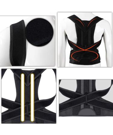 Posture Corrector for Women Men Kids Back Brace Breathable-Adjustable Concealed Back Straightener Clavicle Brace - Sports Posture Straps (Size : X-Large) (X) - Buy Online on GoSupps.com