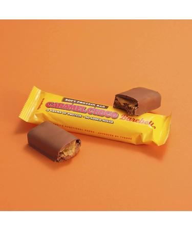 Barebells Protein Bars 12 x 55g | 16g Protein Low Carb Chocolate Bars | After Workout Low Calorie Snacks | Soft Bars Caramel Choco - Buy Online on GoSupps.com