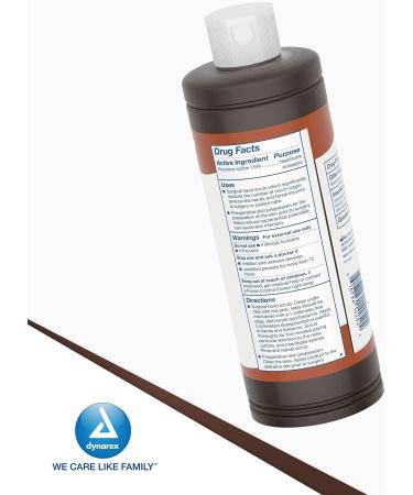 Dynarex Povidone-Iodine Scrub Solution 7.5% Antiseptic 16 fl. oz. - Surgical Site Prep - Buy Online on GoSupps.com