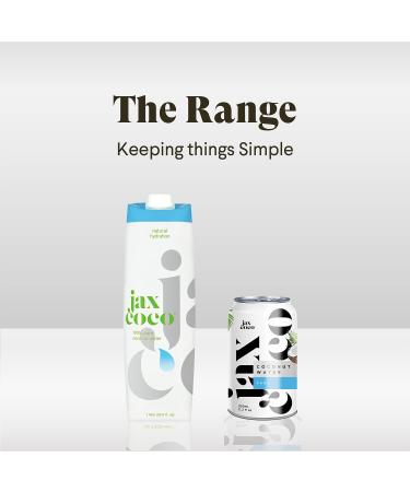 Jax Coco 100% Pure Coconut Water - 24x330ml | No Added Sugar Low Calories Recyclable Can | Fresh Filipino Coconut Drink - Buy Online on GoSupps.com