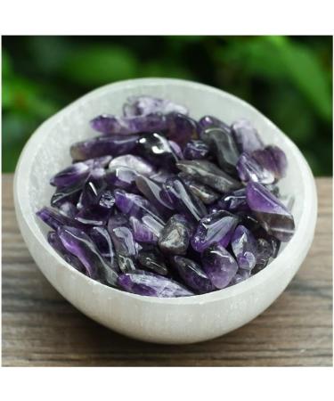 Amethyst Amethyst Crystal Chips Small Purple Gemstone Polished Stones - 50g Bulk Lot Natural Stones and Minerals - Buy Online on GoSupps.com