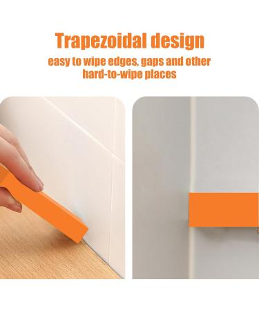 Stainless Steel Decontamination Artifact Eraser Reusable Rust Eraser Limescale Rust Glass Cleaning Eraser Magic Stainless Steel Stain Remover Eraser for Tough Stains and Dirt Orange1*3pcs - Buy Online on GoSupps.com