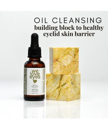 We Love Eyes Natural Eyelid Cleansing Oil - Tea Tree & Preservative-Free - 30ml Allergen Removal - Buy Online on GoSupps.com