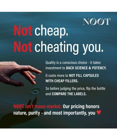 NOOT VeCoGlow Vegetarian Collagen for Women and Men with Vitamin C Bioactive Eggshell Membrane Collagen Peptides (Types I V & X) for Plump Glowing Smooth & Firm Skin Hair Strength 60 Capsules - Buy Online on GoSupps.com