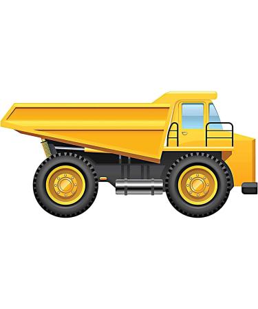 Set of 6 Construction Vehicles Children's Room Decoration Pictures | DIN A4 Truck Crane Digger Roller Car Stacker | Boy Baby Room Poster | Vehicle Decor for Construction Site Theme - Buy Online on GoSupps.com