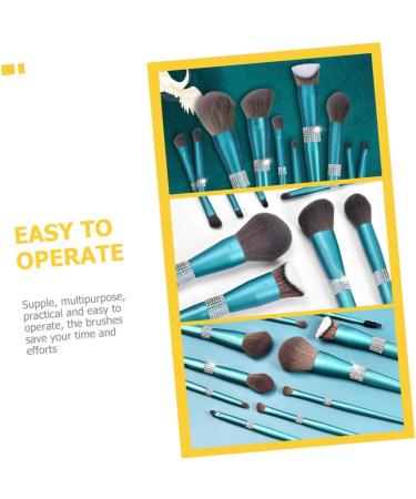 FRCOLOR 4 Sets Diamond Makeup Brush Eyeshadow Brush for Women Professional Makeup Brush Applicator Makeup Brush for Girls with Diamond Synthetic Fibre Foundation Miss - Buy Online on GoSupps.com