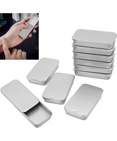 Agate Mini Storage Can Containers - 10 Pieces | Portable Empty Cans with Sliding Covers for Lip Balm & Solid Perfume - Buy Online on GoSupps.com