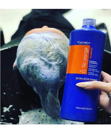Fanola No Orange Shampoo 350 ml - Pack of 2 (11.83 Fl Oz each) - Anti-Orange Toning Shampoo - Buy Online on GoSupps.com