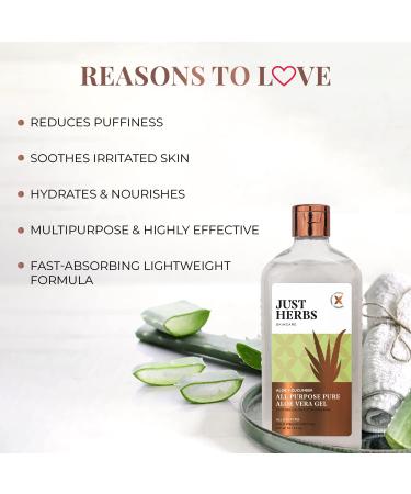 Multi-Purpose Aloe & Cucumber Gel - Pure Aloe Vera for Skin & Hair | Shop Now - Buy Online on GoSupps.com