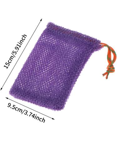 Kekafu Soap Saver Pouch - Exfoliating Mesh Soap Bags for Bar Soap | Shower Soap Holder for Women Men & Girls - Black - Buy Online on GoSupps.com