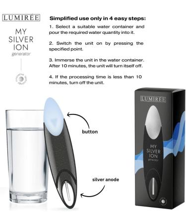 Buy LUMIREE Colloidal Silver Water Generator - Premium Quality & Fast International Shipping - Buy Online on GoSupps.com