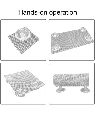 Buy Aquarium Suction Cups with Cable Ties - 20 Adjustable Transparent Holders for Hose & Tools | International Shipping Available - Buy Online on GoSupps.com