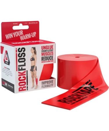 RockFloss Tack Mobility Band - 2 & 4 Width Red Compression Muscle Recovery Floss for Muscle Soreness - Buy Online on GoSupps.com