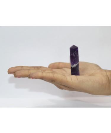 Third Eye Crystals Amethyst Point - Home Decor Reiki Gemstones Good Luck Towers & Religious Gifts - Buy Online on GoSupps.com