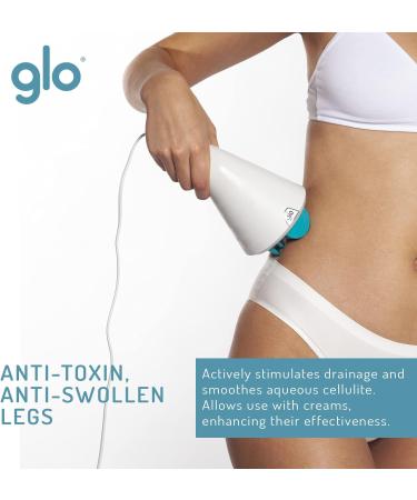 Glo Cellular-Detox Drainage Head for GLO 910 Anti-Cellulite Massager | Stimulate Drainage & Smooth Watery Cellulite | Anti-Toxins & Anti-Swollen Legs - Turquoise Green - Buy Online on GoSupps.com