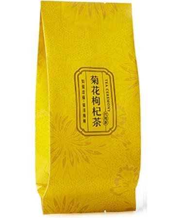 Chrysanthemum Wolfberry Flower Tea 14 Packs Bud Herbal Tea Leaves with Rock Sugar Triangle Bag for Home Office - Buy Online on GoSupps.com