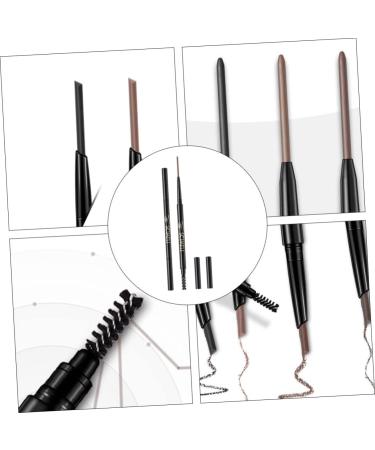 Angoily 6pcs 2 1 Eyebrow Makeup Tools Eyebrow Pen Bottle Wine Lids Waterproof Eyebrow Pencils Door 1 count (Pack of 1) Brownx6pcs - Buy Online on GoSupps.com