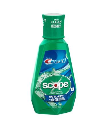 Scope Mouthwash Outlast 33.8 Fl Oz (Pack of 2)