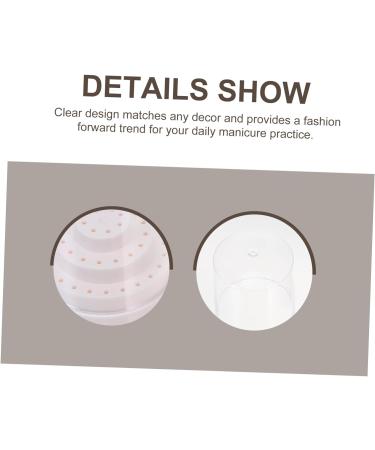 FRCOLOR 12 Pcs Grinding Head Storage Box Drill Acrylic Cover Case Nail Storage Organizer Nail Bit Storage Case Nail Bit Holder Manicure Nail Tool Plastic With Cover - Buy Online on GoSupps.com