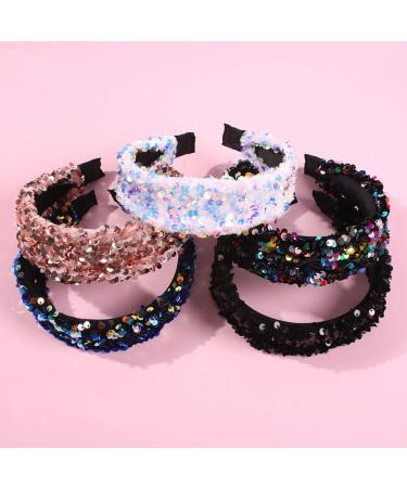 Stylish Asudaro Sequin Hair Ripe Headband for Women & Girls | Fashionable Colored Hair Accessories & Jewelry - Buy Online on GoSupps.com