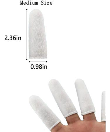 Zfyoung Cotton Finger Cots (Pack of 100) - Comfortable Cloth Finger Protection - Buy Online on GoSupps.com