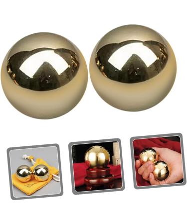 Buy Tovinanna 4-Piece Brass Massage Balls - Hand Exercise & Fitness Roller - Handmade Copper Golden Gift - Buy Online on GoSupps.com