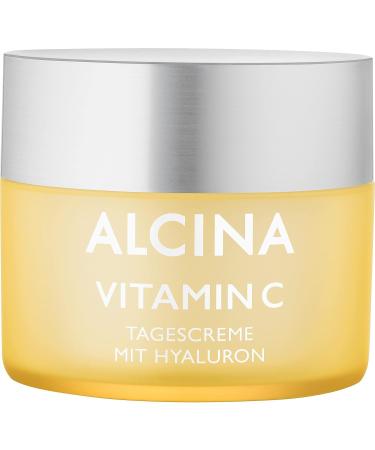 Dr AS ALCINA Vitamin C day cream 1 x 50 ml 24 hour moisturizing face cream with antioxidant effect against premature skin aging and glow effect with hyaluronic acid and grapeseed oil - Buy Online on GoSupps.com