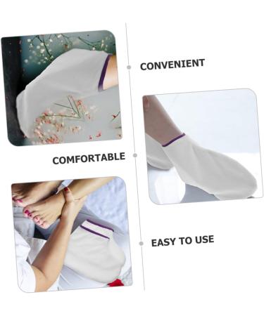 minkissy Wax Cover 1 Pair Foot Care Socks Nursing Socks Nourish Polyester Paraffin Bags Wax Bags - Buy Online on GoSupps.com