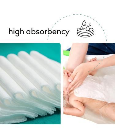 Medrull Large Medical Gauze | Premium Elastic Bandage & Dressing | Absorbent Cotton | 100% Cotton Non-Sterile | 90cm x 5m - Buy Online on GoSupps.com