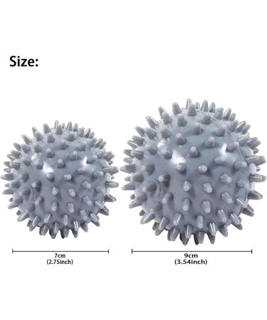 Igelball Massage Balls - 2 Pack Acupressure Hedgehog Balls for Pain Relief Muscle Regeneration & Myofascial Relaxation | Ideal for Back Legs Feet & Hands - Buy Online on GoSupps.com