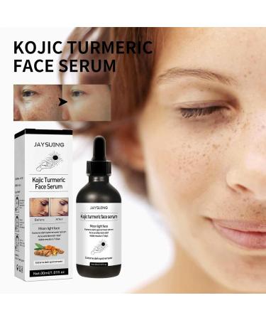  LINGJIONG Turmeric Facial Essence Dark Spot Corrector | 1.01 FL oz Rejuvenating Skin Care for Women Moisturizes Dull and Dry Skin - Buy Online on GoSupps.com