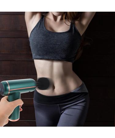 Fascia Gun Set - USB Charger Muscle Relaxation Device for Deep Tissue Massage | Portable Green Massage Tool 14x14x4.3cm - Buy Online on GoSupps.com