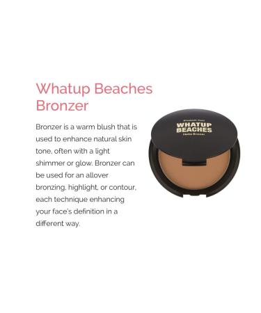 Elizabeth Mott Bundle: Show Me Your Glow Shimmer Highlighter & Whatup Beaches Bronzer - Cruelty Free - Buy Online on GoSupps.com